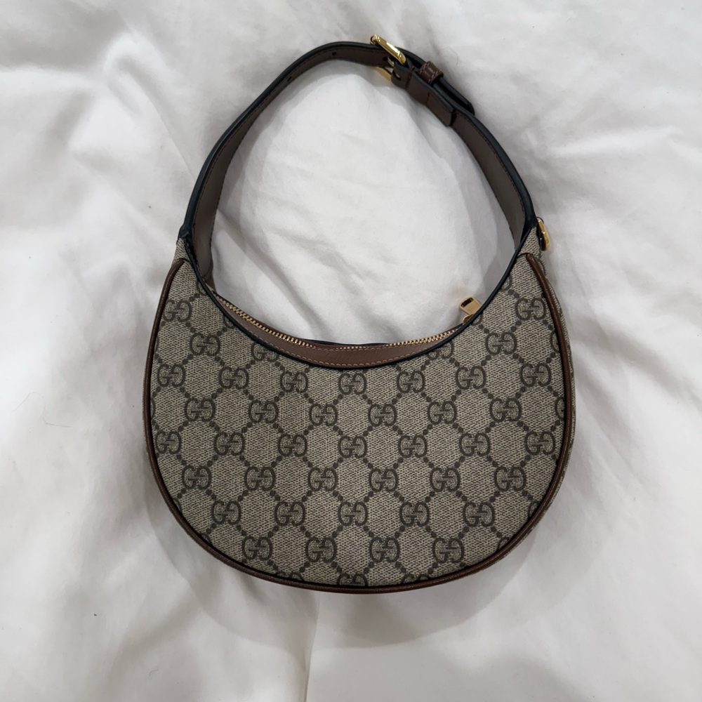 Gucci Brown and Tan Women's shoulder bag